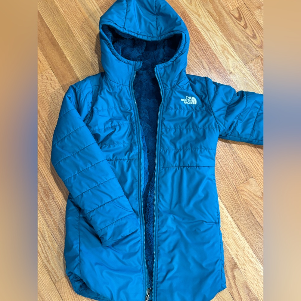 The North Face Kids Teal Puffer Jacket